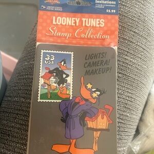 Warner Bros. Looney Tunes Stamp - Daffy Duck in Purple and Orange